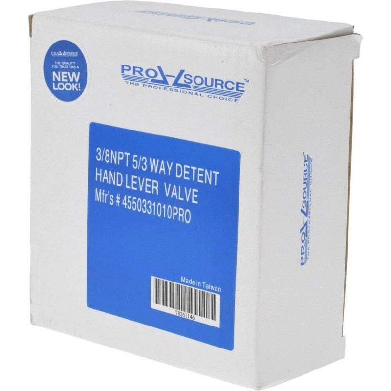 PRO SOURCE 5-Way 3-Position Manual 3/8" NPT Manual Mechanical Valve