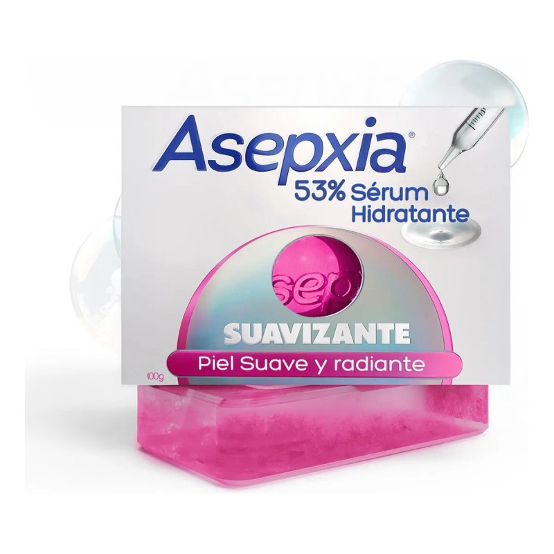 Asepxia Jabón En Barra Suavizante Cara Y Cuerpo 100g