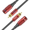 SOUNDFAM Dual RCA to XLR Cable, Premium 2RCA Male to