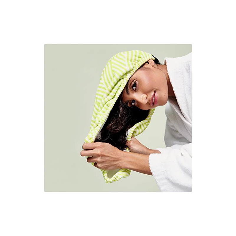 DevaCurl DevaTwist Toalla de Microfibra Anti-Frizz, Diseño Manos Libres