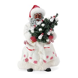 Department 56 Possible Dreams Santa Christmas Traditions Snowy Wishes Figurine, 10.5 Inch, Multicolor