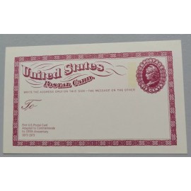 Postal Stationery UX65. Post Card. UNUSED. Liberty 6 Cents. 100th Anniversary