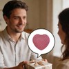 Pink Heart Compact Mirror 1 Piece 1X/2X Travel Mirror Great