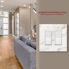 Lhdlnn White Gold Marble Light Switch Cover Decorative Double Rocker