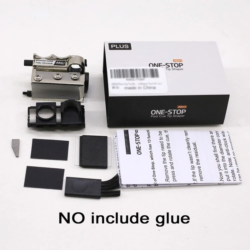 CUEELF Pool Cue Tip Shaper One-Stop Billiard Repair Tool All