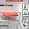 Plastic Storage Containers with Lids – 2-Pack 3L Cupcake Carrier