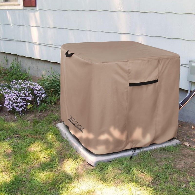 ULTCOVER Waterproof Square Air Conditioner Cover for Outside AC Units