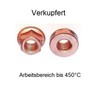 Pack of 50 M10 x 1.5 Locking Nuts Copper, Copper