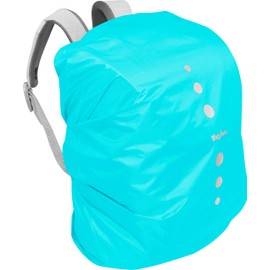 Playshoes Unisex Children's Rain Cover for Backpack / Luggage / Children's School Bag (Regenhülle für Rucksack) - 15 Turquoise, size: large