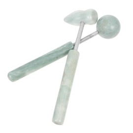 Healvian 2pcs Jade Hammer Massage Portable Handheld Body Massagers for Relaxation Muscle Relief Ergonomic Design for Home Travel Use Promotes Blood Flow Relieves Soreness