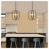 Black and Gold Chandelier for Dining Room Light Fixture, Chandelier