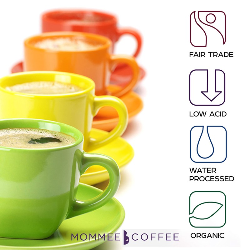 Mommee Coffee - Quarter Caf | Low Acid, Organic, Fair