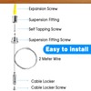 8 Piece Rope Suspension Installation Set, 1.5 mm x 2