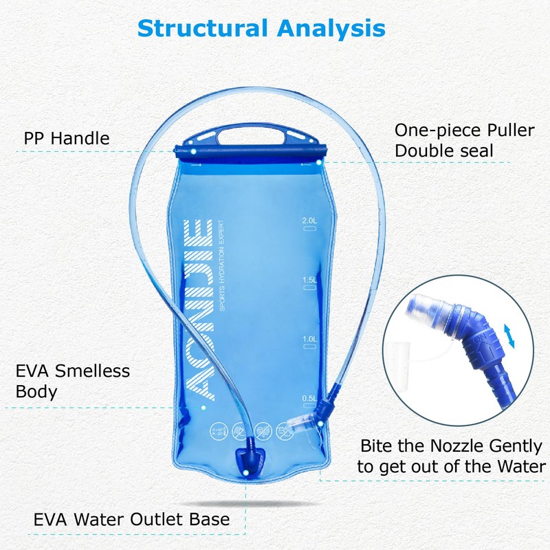 Hydration Bladder Water, Leak Proof 1L 1.5L 2L 3L Water