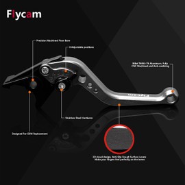 YJS Motorcycle Brake Clutch Levers Adjustable Short Aluminum Levers for YAMAHA MT-07 FZ8 FZ6R FZ-07 FZ1 FAZER FJ09 XJ6 DIVERSION XSR900 700 ABS MT-09/SR/FZ9 PWL077