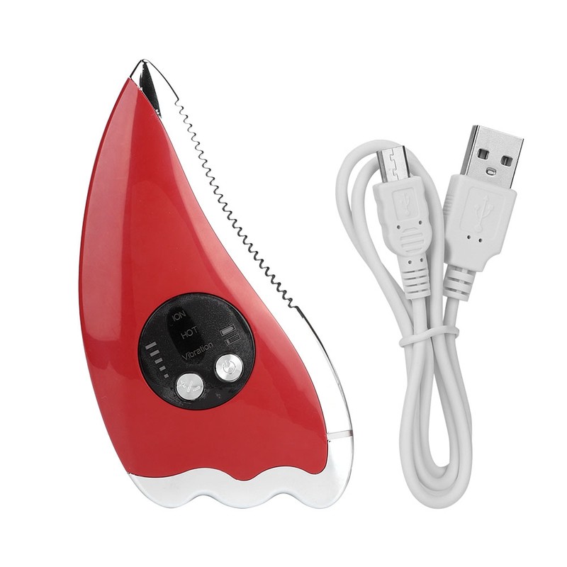 Microcurrent Scraping Massager Face Lifting Massage Electric Skin Rejuvenation Beauty