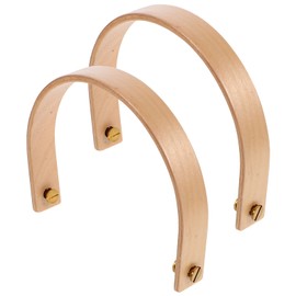 Kichvoe Wooden Teapot Handle Replacement Set 2 Pieces Heat-Resistant Beech Wood Kettle Carry Handles 4.72X3.54X0.59In for Ceramic and Metal Teapots Kitchen and Home