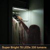MOSTON Super Bright Rechargeable Closet Lights 78 LED Motion Sensor
