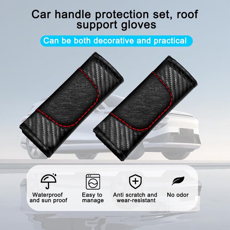 TSUGAMI 2PCS Car Inside Door Handle Protector, Anti-Scratch Vehicle Door
