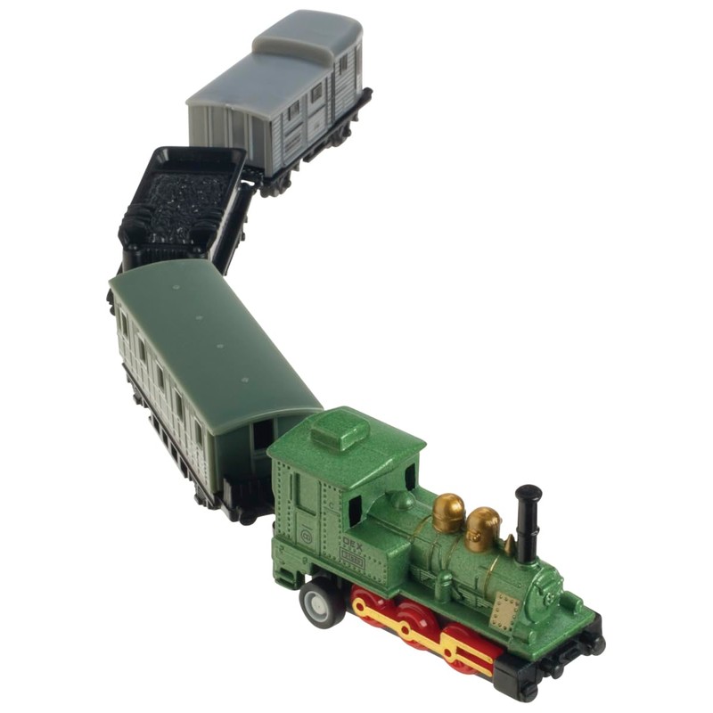 Toysmith Mini Pull-Back Train Set, Assorted Styles, For Boys &