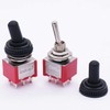 mxuteuk 10Pcs Mini Toggle Switch DPDT 2 Position 6 Pins