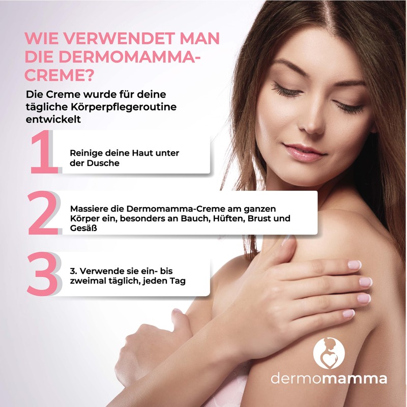 DERMOMAMMA Body Cream with Valuable Anti-Stretch Mark Ingredients - 200