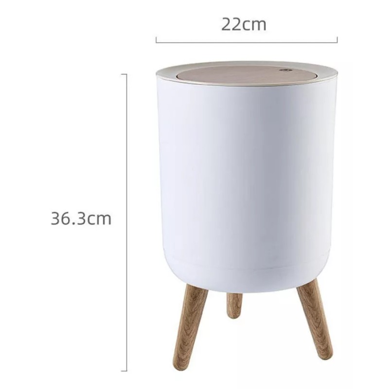 Generic Contenedor De Basura Bote De Basura De Plástico Papelera