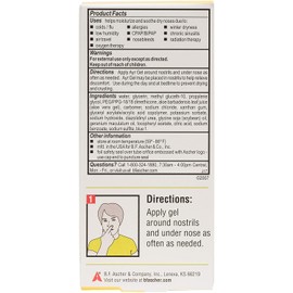 Ayr Saline Nasal Gel, With Soothing Aloe, 0.5 Ounce Tube