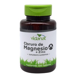 Vidanat Magnesium Chloride with Zinc 100 Tablets – Supports Muscle Relaxation & Immune Health