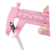 SAFIGLE 6Pcs Eyebrow Measuring Ruler Facial Calipers for Precise Eyebrow