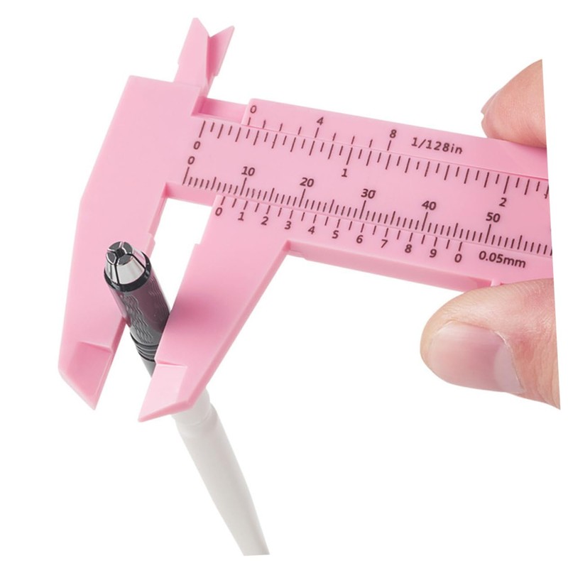 SAFIGLE 6Pcs Eyebrow Measuring Ruler Facial Calipers for Precise Eyebrow