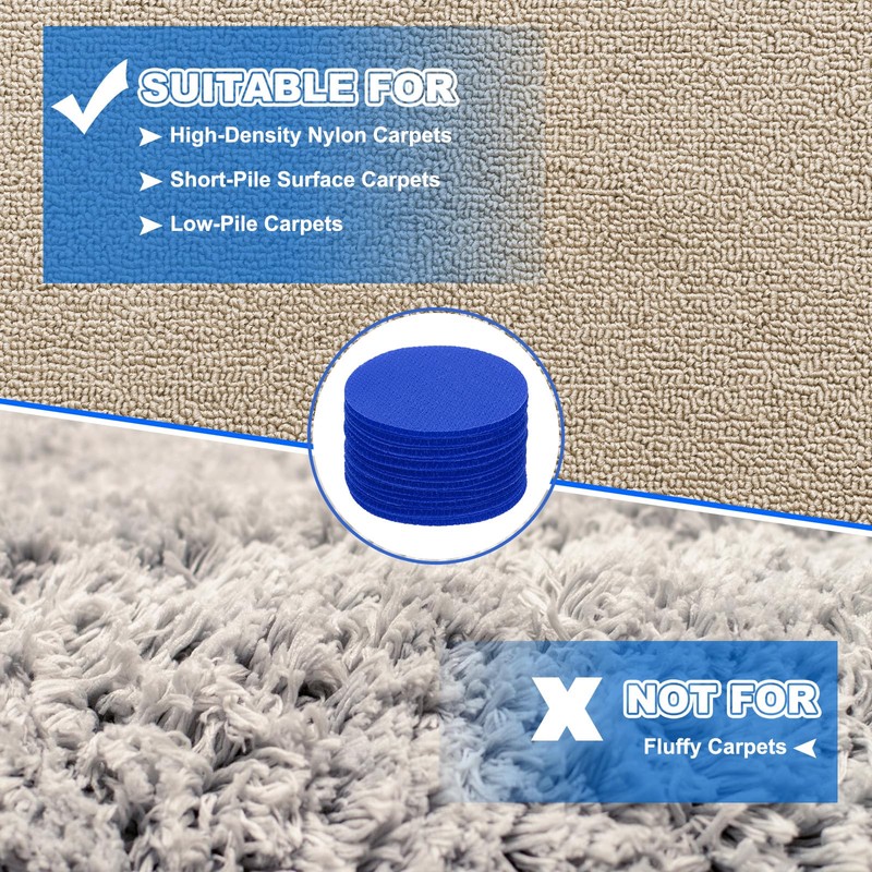 PATIKIL Carpet Marker Spots 2 Inch / 5cm, 48 Pack