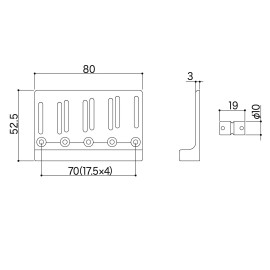 Gotoh NEW Gotoh 201B-4 Bridge 4-Strings for Fender P Jazz Bass w/ Screws 5 hole- BLACK