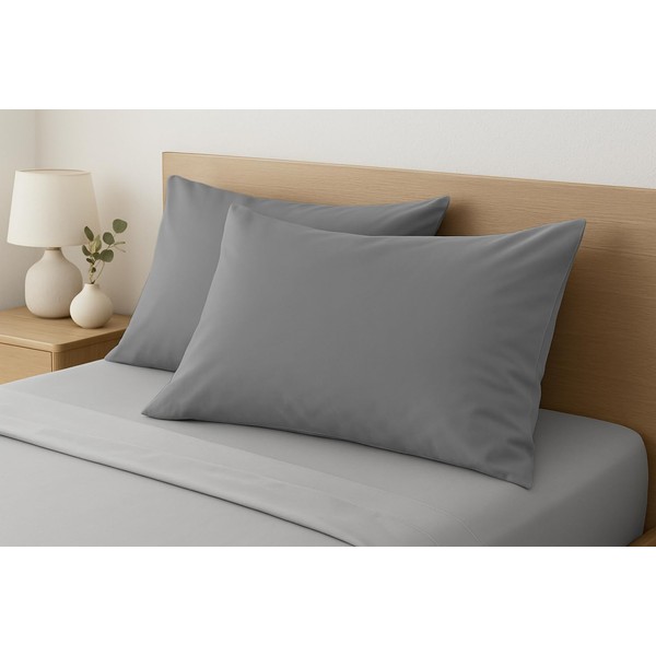 Comfort Beddings 100% Organic Cotton Pack of 2 Travel Pillowcases