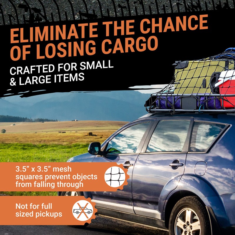 Grit Performance Cargo Net for SUV - 3 x 4