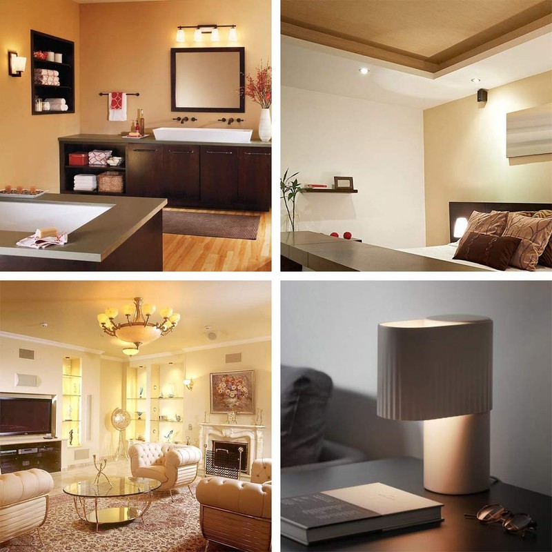 4 Pack R14 LED Bulb 4W E17 Base Mini Reflector