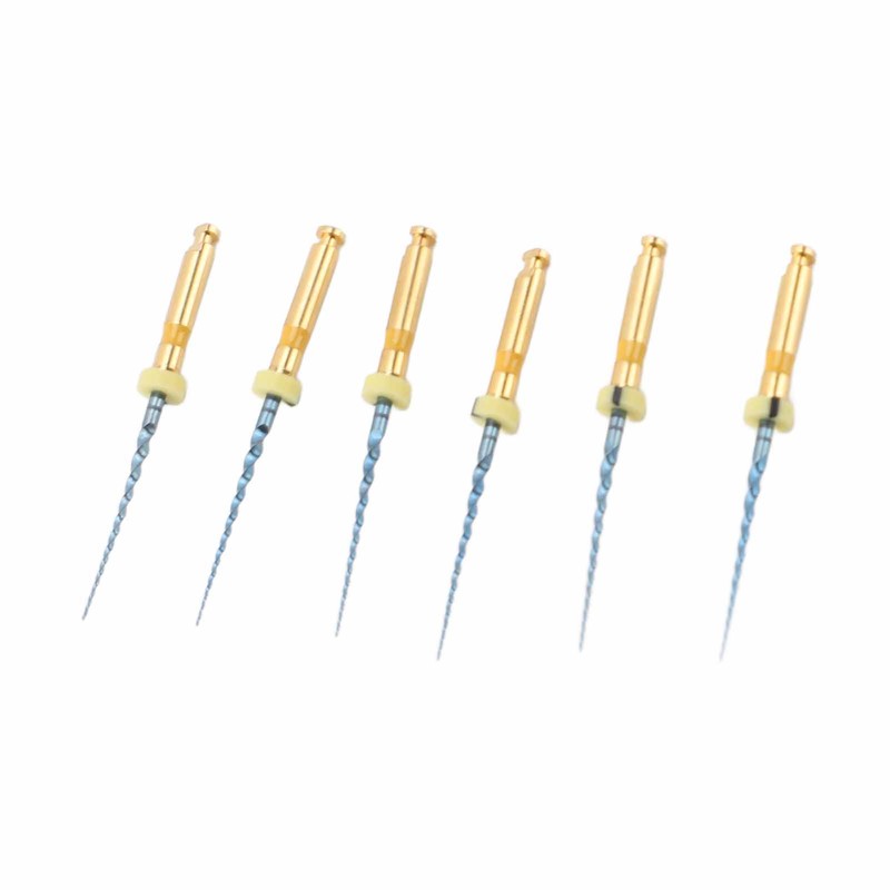 6pcs F1 Endodontic Canal Files Stretchy Metal Portable Rustproof Endodontic