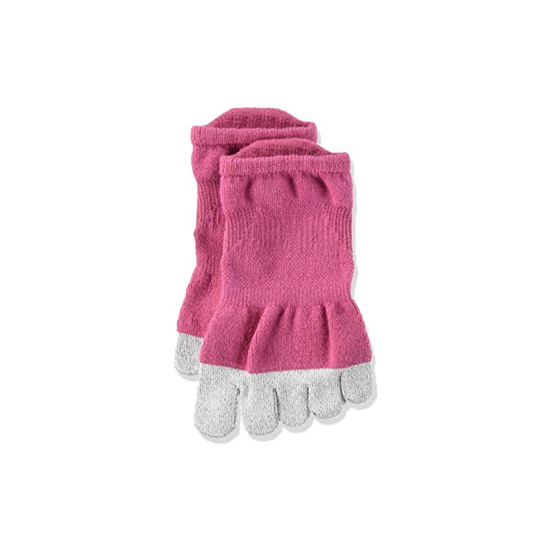 Danskin Women's NANOFRONT FIVE FINGER GRIP SOCKS Ankle Socks, salvia