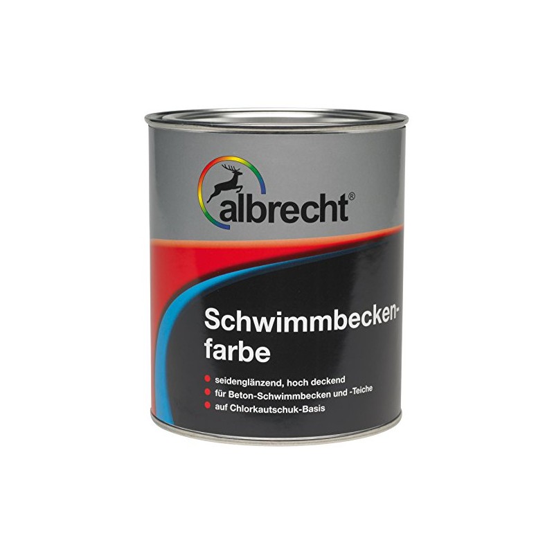Albrecht Swimming Pool Paint 0118 750 ml, Sea Green, 3400707315000200750