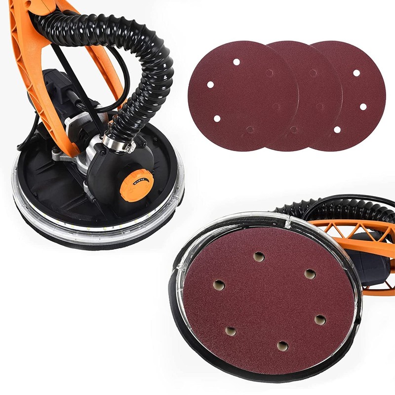 225mm Hook and Loop Disc 80 Grit, 30Pcs 225mm Sandpaper