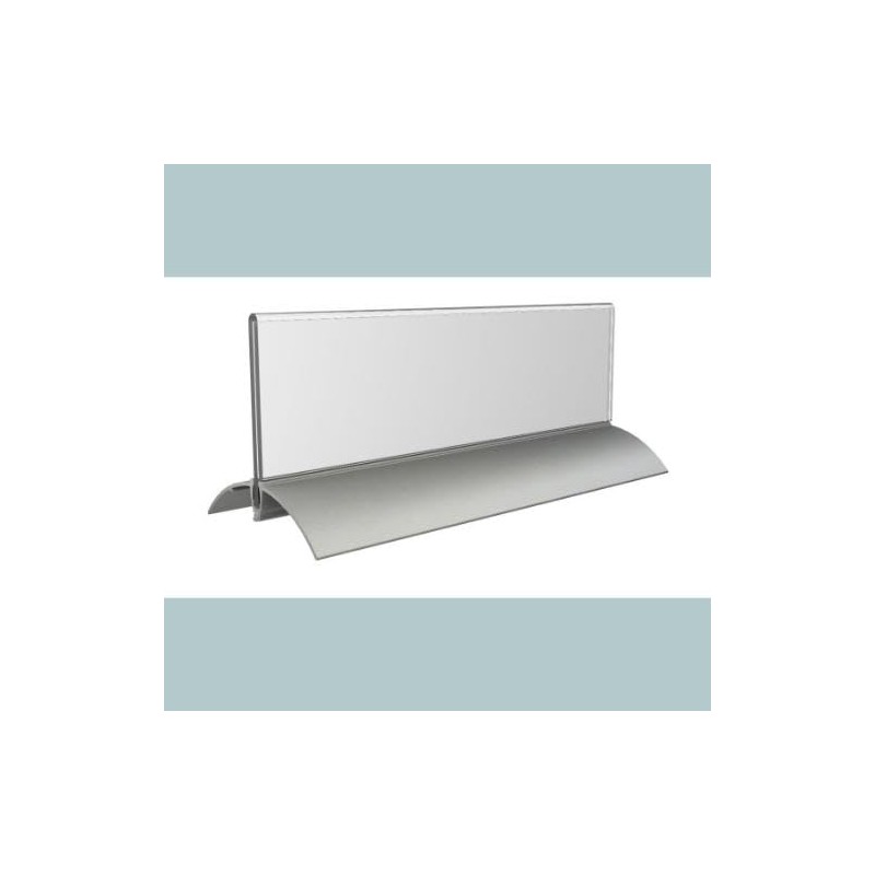 OPUS 2-Table Place Name Holder, 61 x 210mm, Crystal Clear