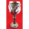 PURITY WINE ENCHANTED UNICORN GOBLET CHALICE STAINLESS STEEL WITH RESIN