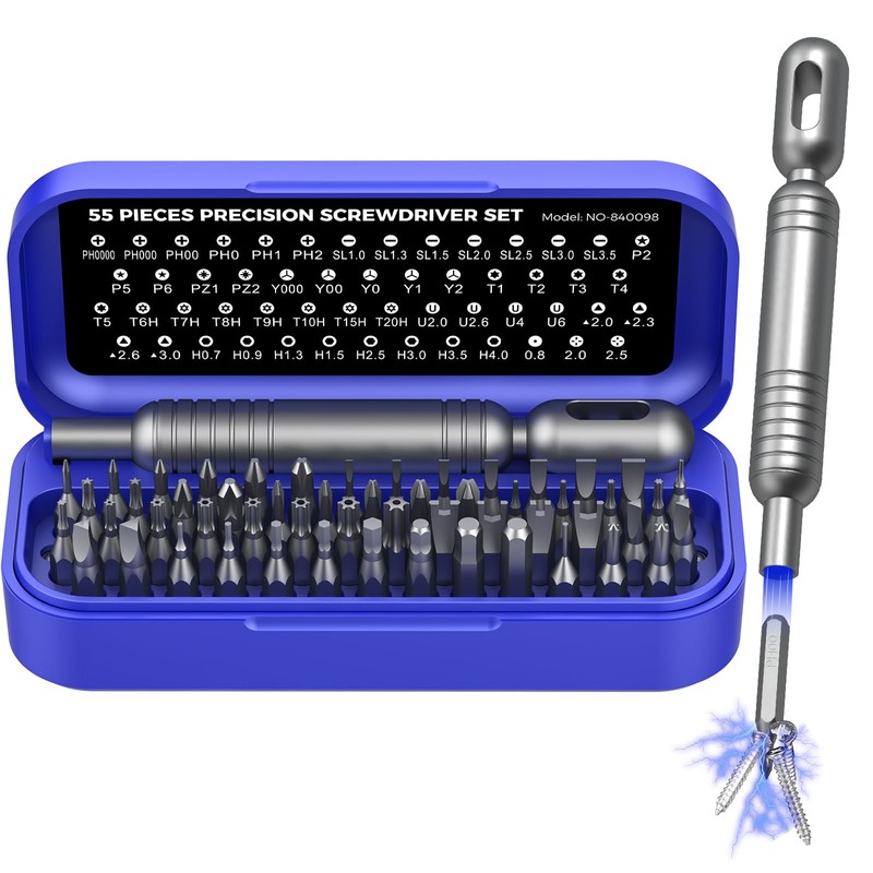 LIFEGOO 55-in-1 Precision Screwdriver Set Mini Magnetic Repair Tool Kit