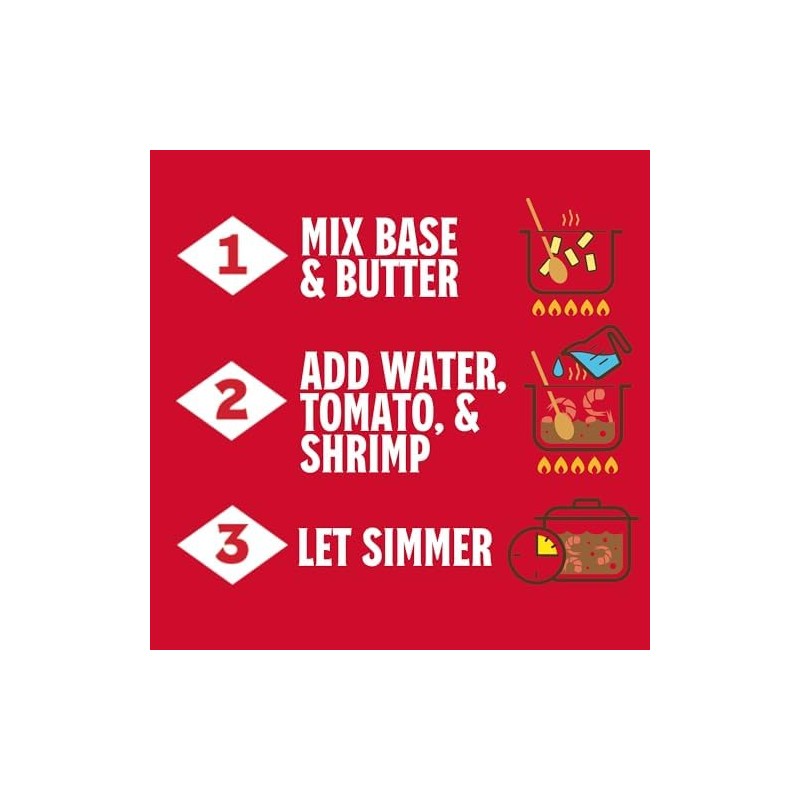 Louisiana New Orleans Style Shrimp Creole Base, 2.61oz (Pack of