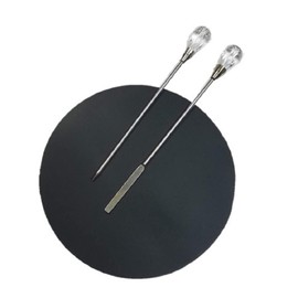 Silicon Palette Spatula Gel Nail Uv Resin Craft Supplies QT-117 (Black)