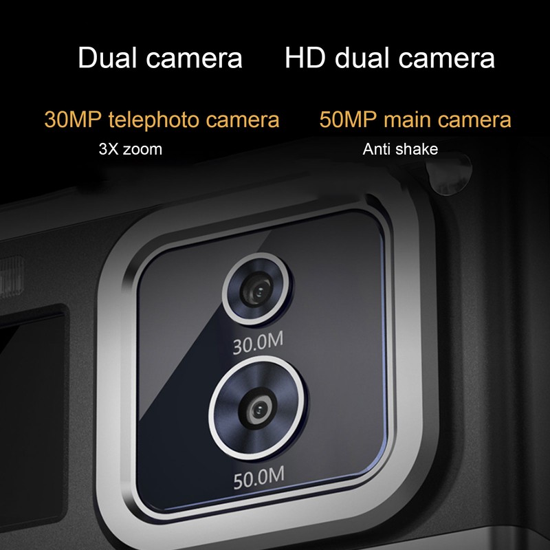 Digital Camera 4K HD Dual Cam Dual IPS Screen 16X