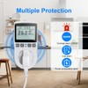 KETOTEK Energy Cost Meter, Electricity Meter for Socket with 11