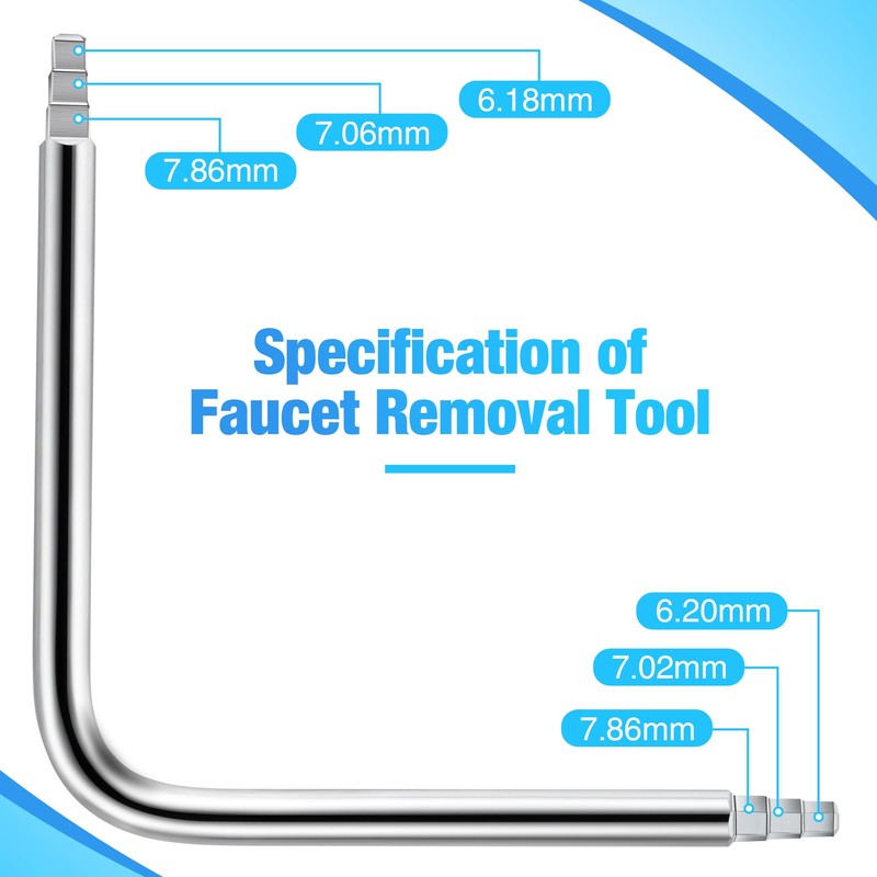 Enhon Faucet Seat Wrench, Compatible with Danco 80439 Faucet Removal