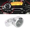 Akozon Motorcycle Handlebar Watch 22 mm Universal Handlebar Watches Clock