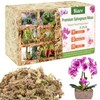 Riare 2.2 LBS Premium Sphagnum Moss for Plants- Natural Long